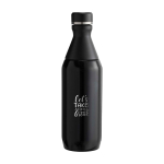 Recycelte Edelstahlflasche 350 ml Stanley All Day Slim farbe schwarz Druckansicht des Logos 2