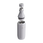 Recycelte Edelstahlflasche 350 ml Stanley All Day Slim farbe grau zweite Ansicht