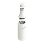 Recycelte Edelstahlflasche 350 ml Stanley All Day Slim farbe beige zweite Ansicht