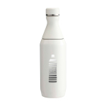 Recycelte Edelstahlflasche 350 ml Stanley All Day Slim farbe beige Druckansicht des Logos 2