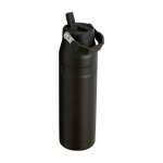 Isolierflasche mit klappbarem Trinkhalm 1.06 L Stanley IceFlow™ 2.0 farbe schwarz