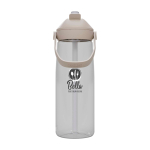 Tritan™-Flasche mit Klappstrohhalm 750 ml Camelbak® Thrive Flip farbe transparent Ansicht mit Tampondruck