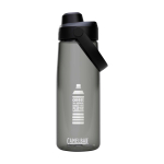 Tritan™-Flasche mit Klappdeckel 750 ml Camelbak® Thrive Chug farbe graphit Ansicht mit Tampondruck
