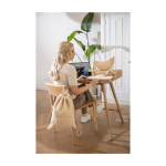 Turnbeutel aus recyceltem Sherpa mit Fronttasche 9 L farbe schwarz Lifestyle-Bild