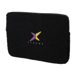 Laptop-Hülle aus recyceltem Sherpa mit Innentaschen 13” farbe schwarz