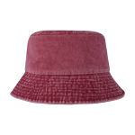 Bob-Hut aus gewaschener Baumwolle mit zeitlosem Design 245 g/m² farbe bordeaux zweite Vorderansicht