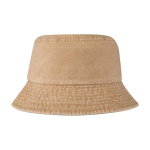 Bob-Hut aus gewaschener Baumwolle mit zeitlosem Design 245 g/m² farbe elfenbeinfarben zweite Rückansicht
