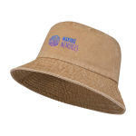 Bob-Hut aus gewaschener Baumwolle mit zeitlosem Design 245 g/m² farbe elfenbeinfarben