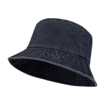 Bob-Hut aus gewaschener Baumwolle mit zeitlosem Design 245 g/m² farbe marineblau