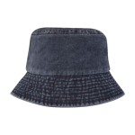 Bob-Hut aus gewaschener Baumwolle mit zeitlosem Design 245 g/m² farbe marineblau zweite Rückansicht