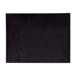 Recycelte Sherpa-Decke mit weichem, angenehmem Griff 126 × 152 cm farbe schwarz zweite Vorderansicht