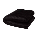 Recycelte Sherpa-Decke mit weichem, angenehmem Griff 126 × 152 cm farbe schwarz
