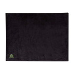 Recycelte Sherpa-Decke mit weichem, angenehmem Griff 126 × 152 cm farbe schwarz
