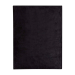 Recycelte Sherpa-Decke mit weichem, angenehmem Griff 126 × 152 cm farbe schwarz dritte Vorderansicht