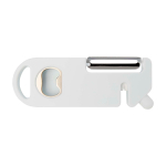 Multifunktions-Küchenwerkzeug mit vier Basisfunktionen farbe weiß zweite Rückansicht