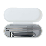 Maniküre-Set mit allen wichtigen Pflegewerkzeugen farbe weiß zweite Vorderansicht