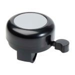 Fahrradklingel aus Aluminium und Kunststoff mit lautem Klang farbe schwarz