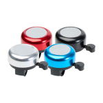 Fahrradklingel aus Aluminium und Kunststoff mit lautem Klang farbe blau zweite Ansicht in verschiedenen Farben