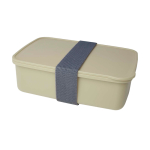 Brotdose aus recyceltem Kunststoff für Unternehmen 800 ml farbe beige