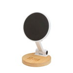 Magnetischer Klapp-Handyhalter mit Bambusfuß Ansicht mit Druckbereich