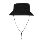 Faltbarer Nylon-Bob-Hut 100 g/m² farbe schwarz zweite Vorderansicht