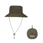 Faltbarer Nylon-Bob-Hut 100 g/m² Ansicht mit Druckbereich