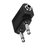 Drahtloser Audioadapter Xtorm AirWave XAWBT01 zum Verbinden farbe schwarz dritte Ansicht