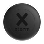 Wasserfeste Ortungs-Gepäckmarke Xtorm XTAG2GA farbe graphit zweite Vorderansicht