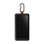 Solar-Powerbank mit Ultra-Schnellladetechnologie 10.000 mAh farbe graphit zweite Vorderansicht