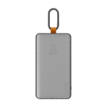 Solar-Powerbank mit Ultra-Schnellladetechnologie 10.000 mAh farbe graphit zweite Rückansicht