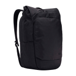 Erweiterbarer Laptop-Rucksack aus Polyester mit Rolltop-Verschluss 17” farbe schwarz