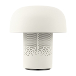 Stahl-/Kunststoff-Lautsprecher mit dimmbarer LED-Lampe Kooduu 10W farbe weiß zweite Rückansicht