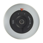 Stahl-/Kunststoff-Lautsprecher mit dimmbarer LED-Lampe Kooduu 10W farbe weiß Detailansicht 1