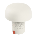 Stahl-/Kunststoff-Lautsprecher mit dimmbarer LED-Lampe Kooduu 10W farbe weiß zweite Ansicht