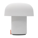 Stahl-/Kunststoff-Lautsprecher mit dimmbarer LED-Lampe Kooduu 10W farbe weiß Seitenansicht