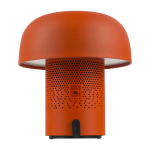 Stahl-/Kunststoff-Lautsprecher mit dimmbarer LED-Lampe Kooduu 10W farbe orange zweite Vorderansicht