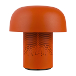 Stahl-/Kunststoff-Lautsprecher mit dimmbarer LED-Lampe Kooduu 10W farbe orange zweite Rückansicht