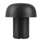 Stahl-/Kunststoff-Lautsprecher mit dimmbarer LED-Lampe Kooduu 10W farbe anthrazit zweite Rückansicht