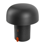 Stahl-/Kunststoff-Lautsprecher mit dimmbarer LED-Lampe Kooduu 10W farbe anthrazit zweite Ansicht