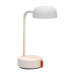 Wiederaufladbare, dimmbare Tischlampe Kooduu Fokus farbe weiß
