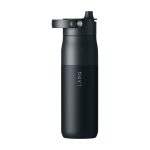 Thermoflasche mit integriertem Wasserfilter 680 ml LARQ Swig Top farbe schwarz zweite Vorderansicht