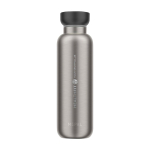 Reise-Thermoflasche aus Edelstahl 500 ml Mepal Ellipse farbe schwarz Druckansicht des Logos 2