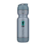 Plastik-Shaker mit integriertem Mixer 800 ml Mepal Shaker farbe blau Ansicht mit Tampondruck