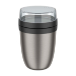 Thermo-Lunchbox mit 2 getrennten Fächern 700 ml Mepal Ellipse 2.0 farbe schwarz