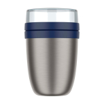 Thermo-Lunchbox mit 2 getrennten Fächern 700 ml Mepal Ellipse 2.0 farbe marineblau zweite Vorderansicht