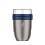 Thermo-Lunchbox mit 2 getrennten Fächern 700 ml Mepal Ellipse 2.0 Ansicht mit Druckbereich