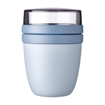 Mini-Lunchbox aus Kunststoff mit 2 Fächern 420 ml Mepal Ellipse Mini farbe blau
