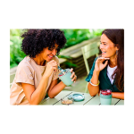 Mini-Lunchbox aus Kunststoff mit 2 Fächern 420 ml Mepal Ellipse Mini farbe blau Lifestyle-Bild