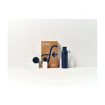 Modulare Flasche mit 3 Deckeln 500 ml Ocean Bottle farbe marineblau zweite Ansicht