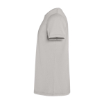 Herren-T-Shirt aus Baumwollstrick kurzarm 180 g/m² Roly Corgi farbe grau Seitenansicht